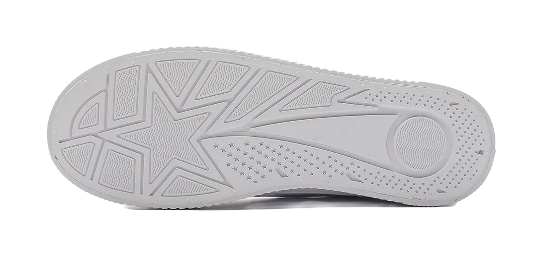 Warrior Air Force 1 White Sneakers Wear-Resistant Lightweight Height Increasing Low-Top Skateboard Shoes Unisex White 