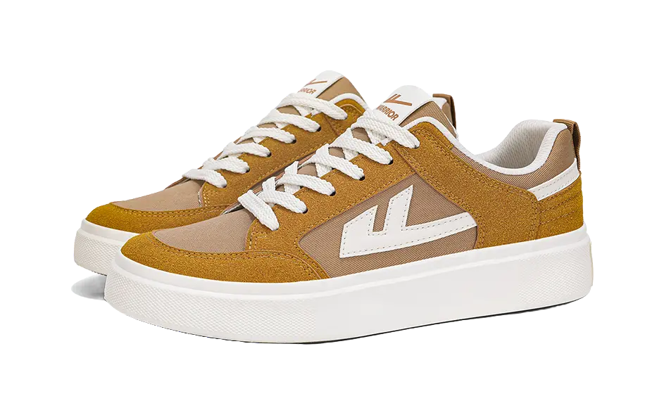 Warrior Anti-Slip Wear-Resistant Lightweight Breathable Low-Top Skateboard Shoes Men's 