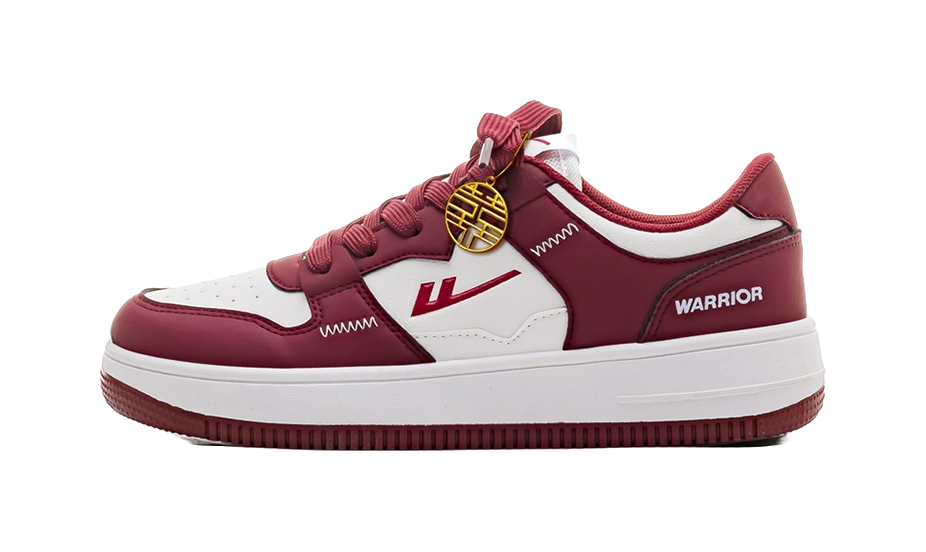 Warrior Anti-Slip Wear-Resistant Low-Top Casual Shoes Unisex Beige 