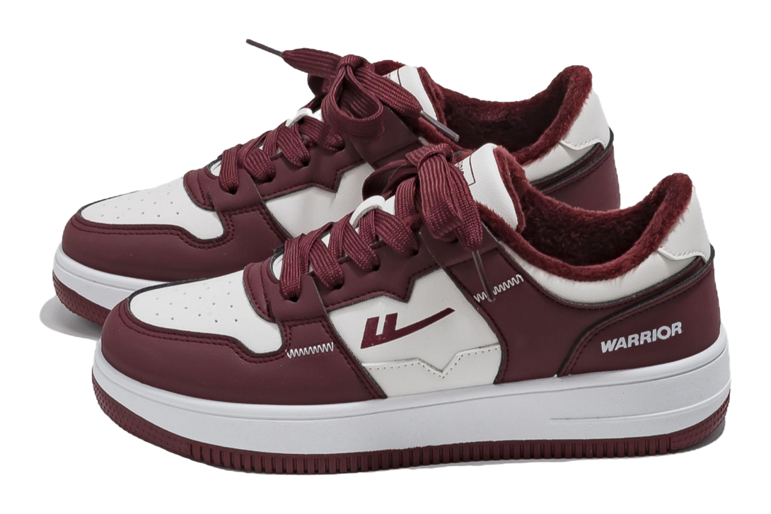 Warrior Anti-Slip Wear-Resistant Low-Top Casual Shoes Unisex Beige 