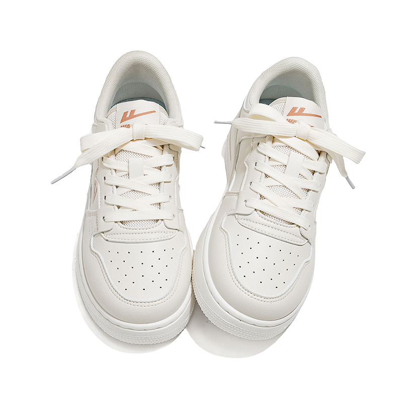 Warrior Anti-Slip Wear-Resistant Low-Top Casual Shoes Unisex Beige 