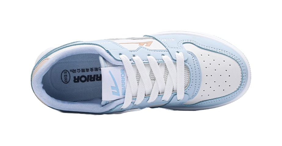 Warrior Anti-Slip Wear-Resistant Low-Top Casual Shoes Unisex Beige 