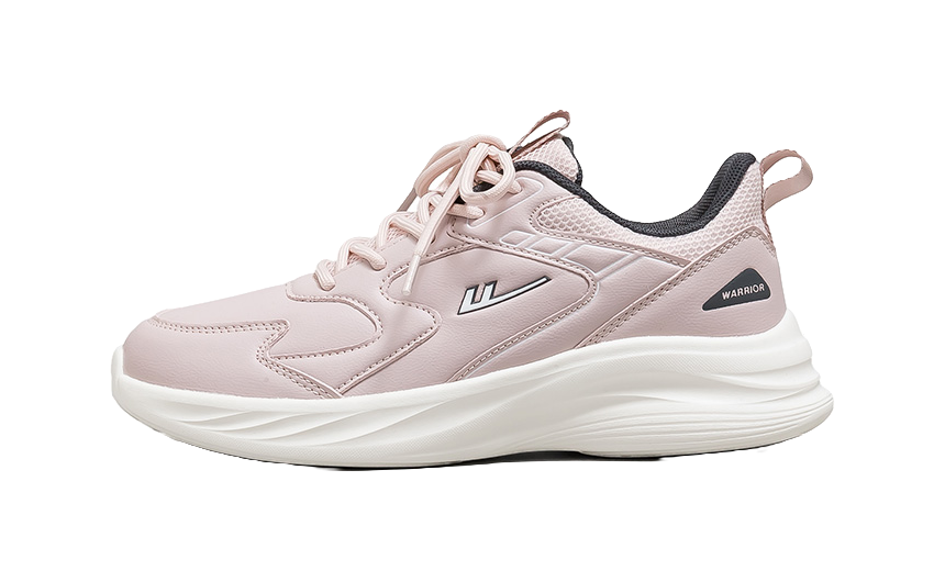 Warrior Breathable And Lightweight Low top Casual Running Shoes Unisex White Gray 