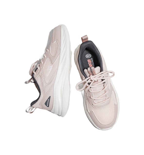 Warrior Breathable And Lightweight Low top Casual Running Shoes Unisex White Gray 