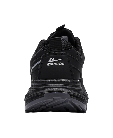 Warrior Breathable Height Increase Low top Casual Running Shoes Unisex Black 