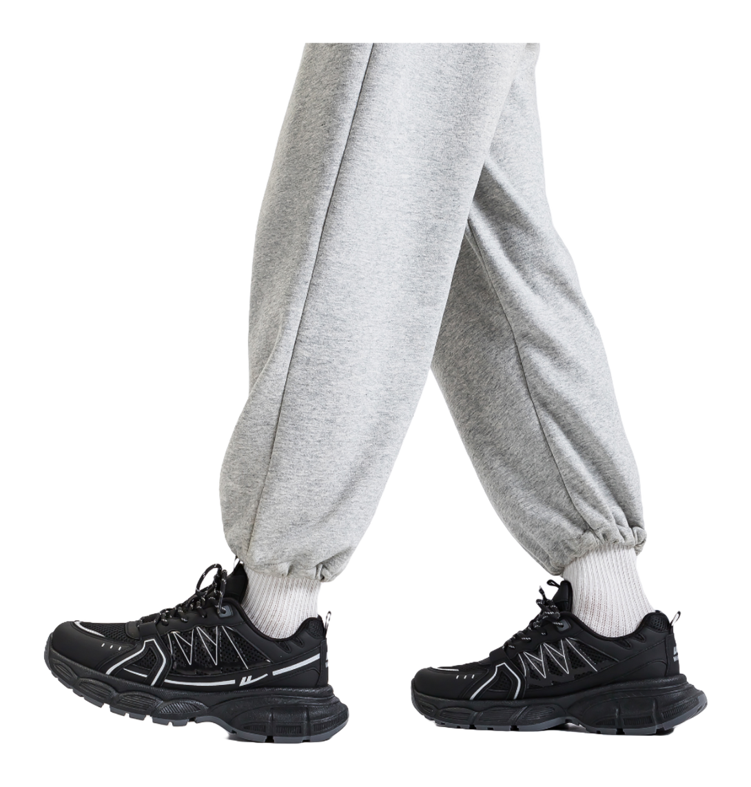 Warrior Breathable Height Increase Low top Casual Running Shoes Unisex Black 