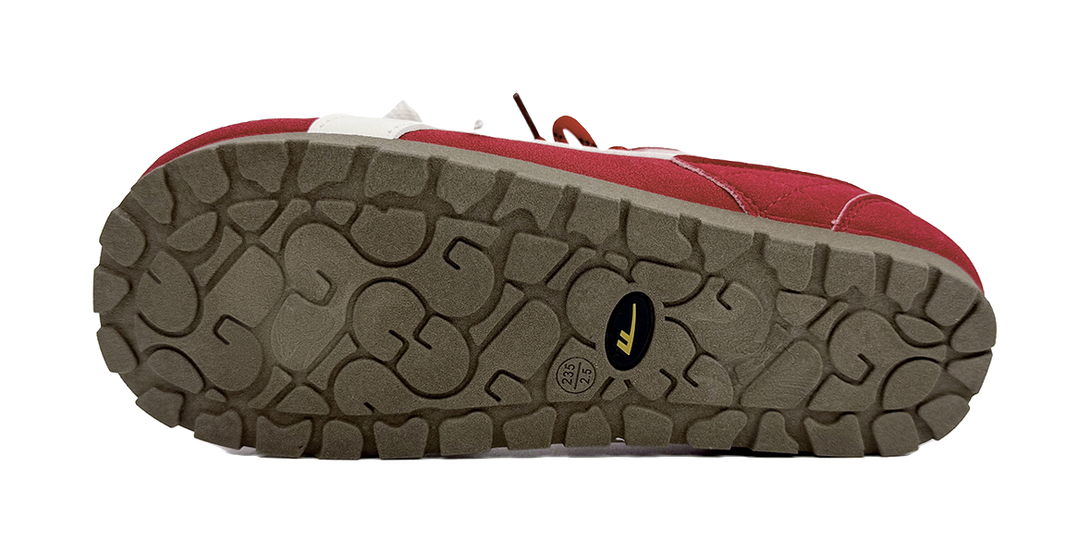 Warrior Cherries Rich Jam Red Abrasion Resistant Slip Resistant Low Top Casual Shoes Women's Red Beige 