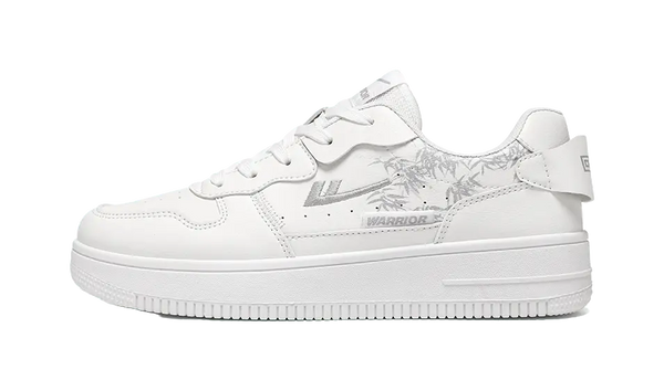 Warrior Classic Vintage White Sneakers Abrasion Resistant Height Increasing Low top Skateboard Shoes Unisex 