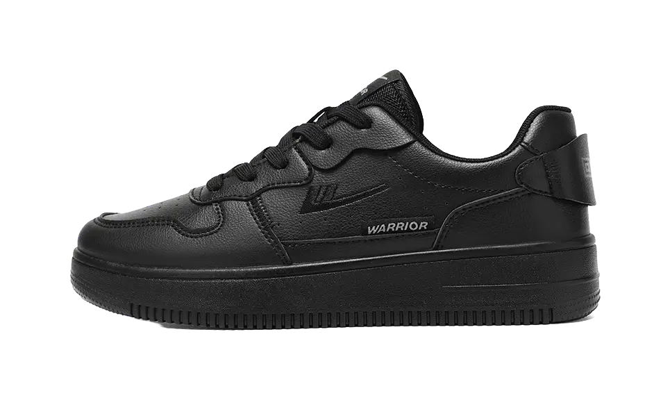 Warrior Classic Vintage White Sneakers Abrasion Resistant Height Increasing Low top Skateboard Shoes Unisex 