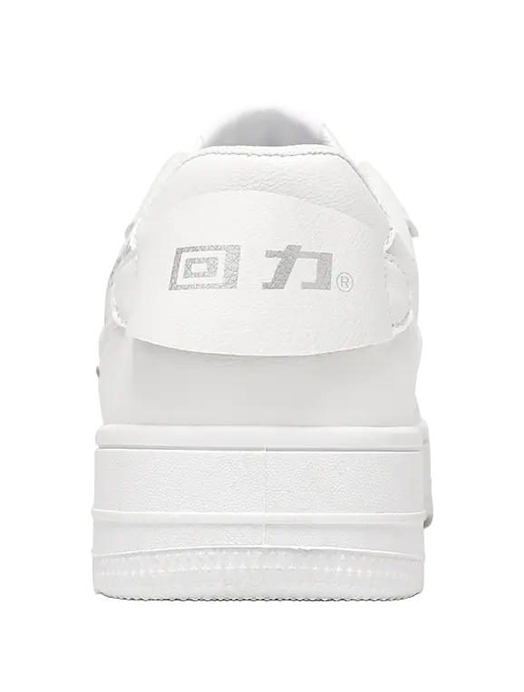 Warrior Classic Vintage White Sneakers Abrasion Resistant Height Increasing Low top Skateboard Shoes Unisex 