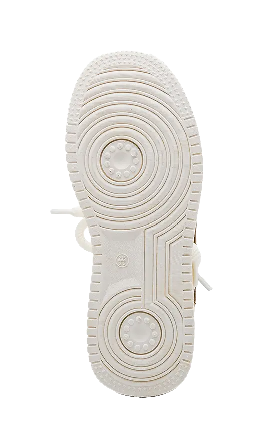 Warrior Cushioning Height Increase Low top Skateboard Shoes Women's Ecru 