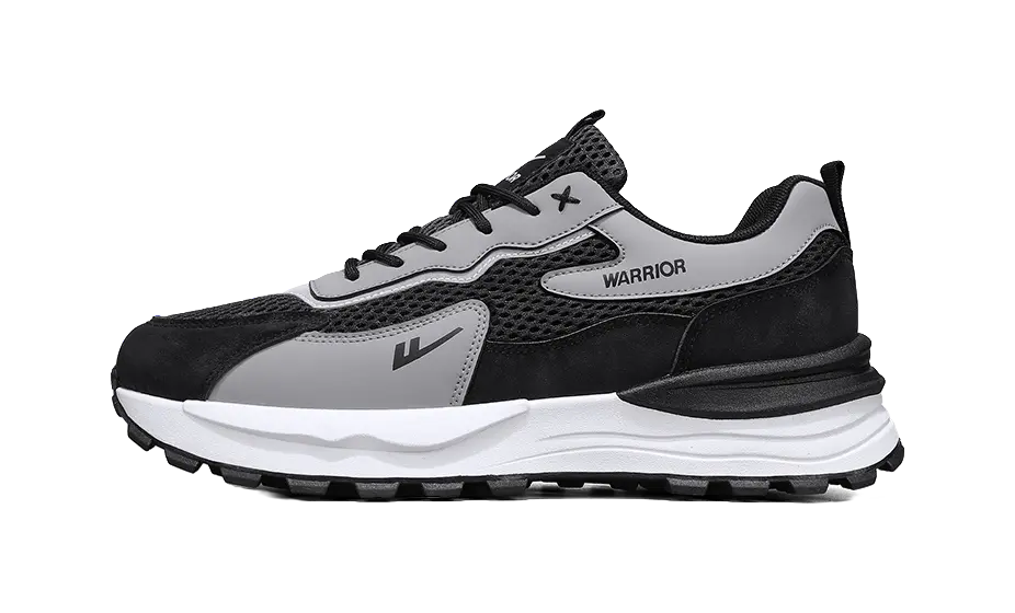 Warrior Cushioning, Slip Resistant, Abrasion Resistant, Lightweight, Height Increasing Low top Casual Shoes Mens  vjsneaker.com