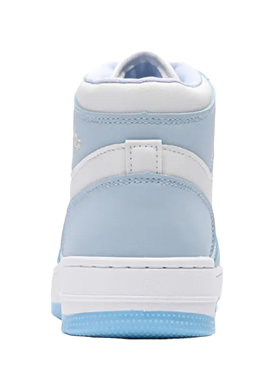 Warrior High-Top Skateboard Shoes Unisex White Blue 