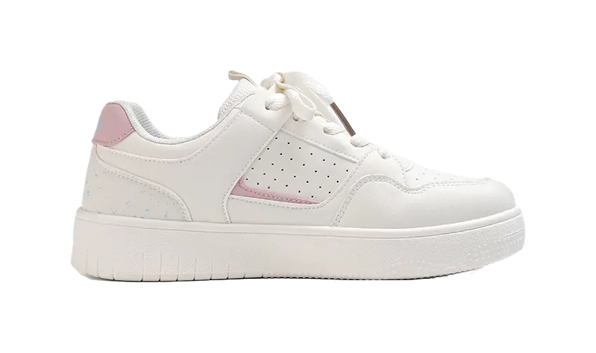 Warrior Lightweight And Breathable Low top Skateboard Shoes Women's Beige Blue 