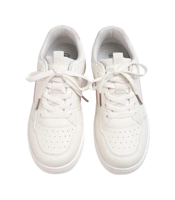 Warrior Lightweight And Breathable Low top Skateboard Shoes Women's Beige Blue 