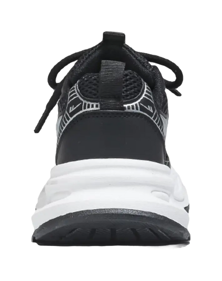 Warrior Low top Chunky Sneakers Unisex Silver Couple Shoes  VJSNEAKER