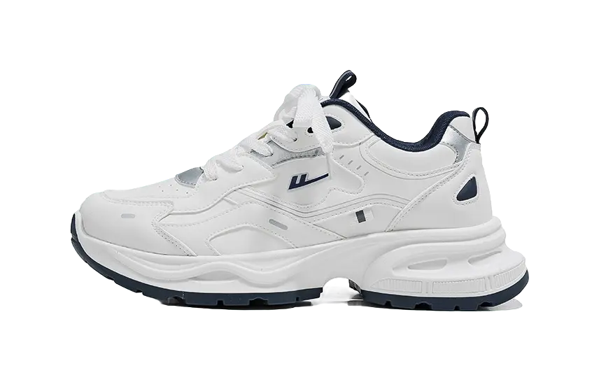 Warrior Low top Chunky Sneakers Unisex White Blue  VJSNEAKER