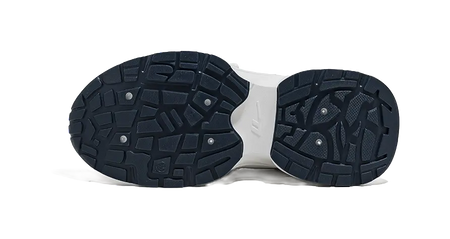 Warrior Low top Chunky Sneakers Unisex White Blue  VJSNEAKER