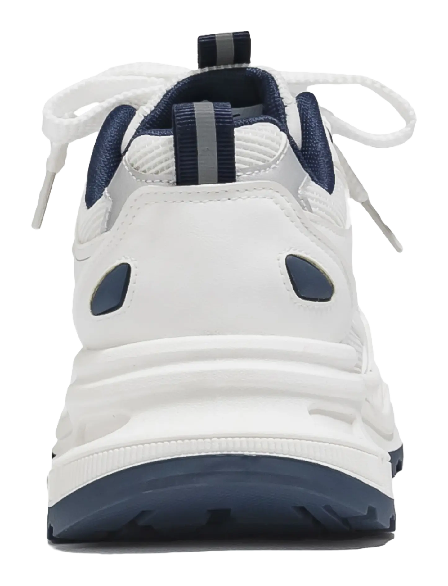 Warrior Low top Chunky Sneakers Unisex White Blue  VJSNEAKER