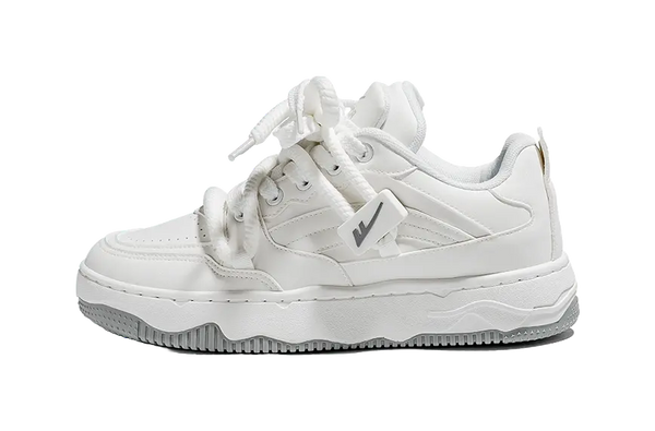 Warrior Low top Skateboard Shoes Unisex White 