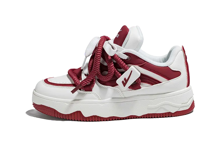 Warrior Low top Skateboard Shoes Unisex White 