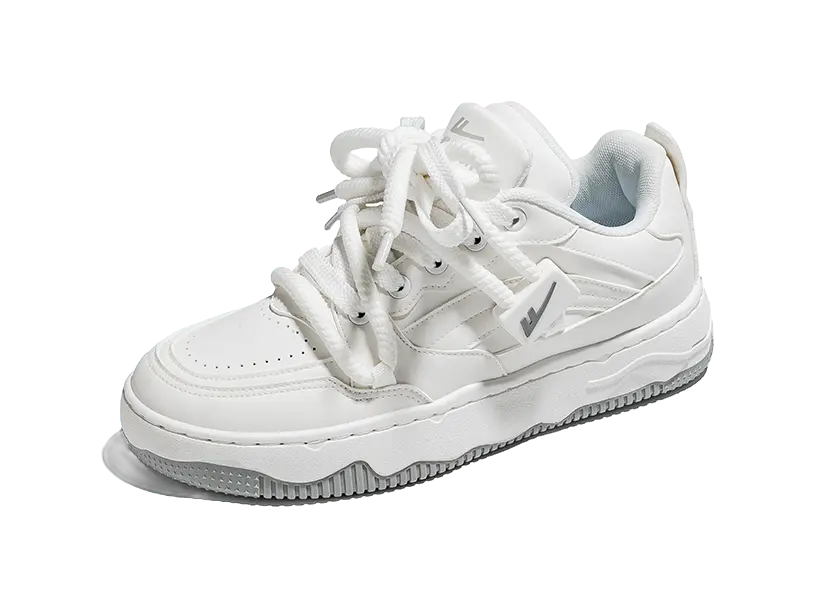 Warrior Low top Skateboard Shoes Unisex White 