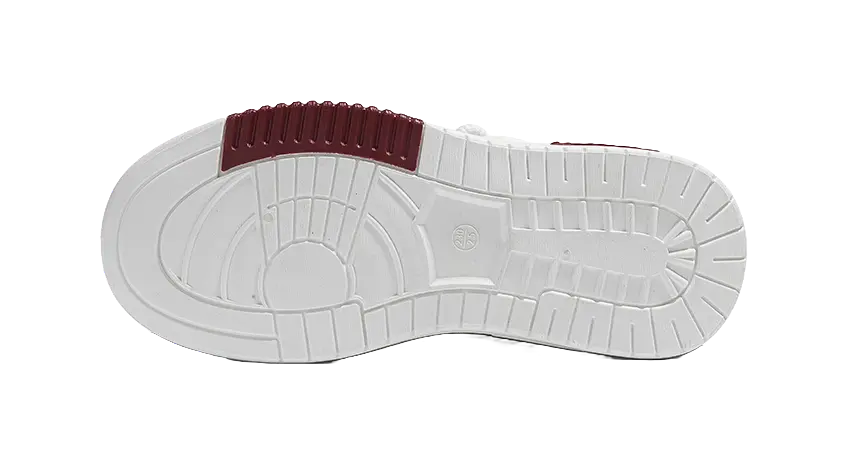 Warrior Low top Skateboard Shoes Unisex White Gray Red 