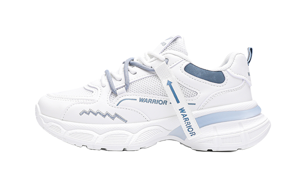 Warrior Low top Sports Casual Shoes Women's White Blue 