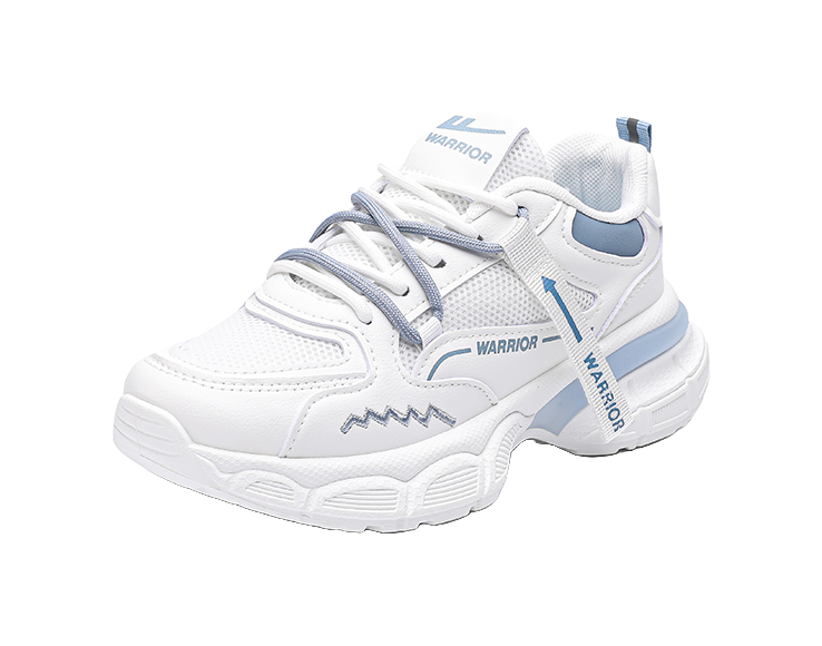 Warrior Low top Sports Casual Shoes Women's White Blue 