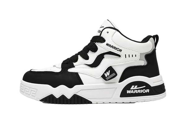 Warrior Puffy Shoes Abrasion Resistant Lightweight Height Increasing High top Skateboard Shoes Men's 