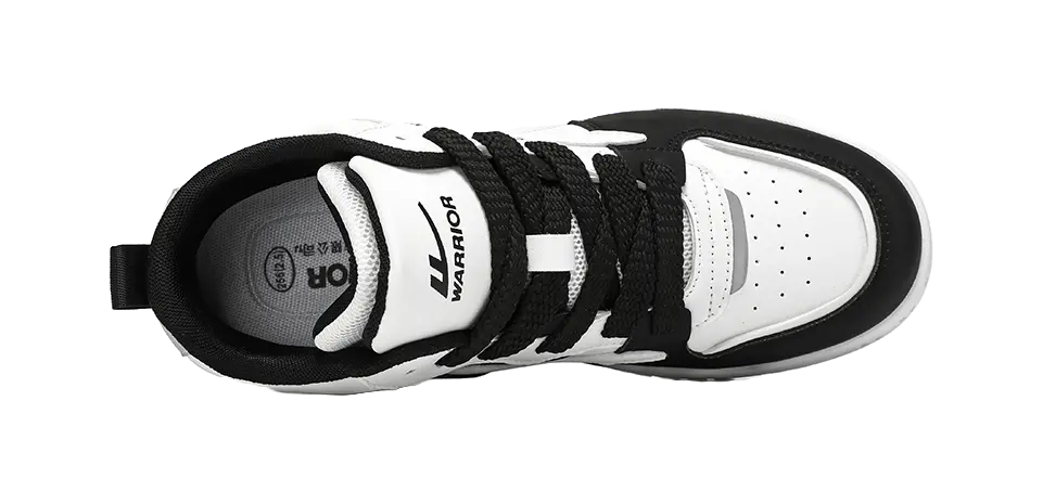 Warrior Puffy Shoes Abrasion Resistant Lightweight Height Increasing High top Skateboard Shoes Men's 