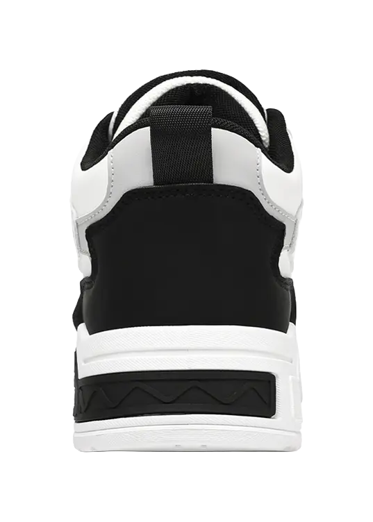 Warrior Puffy Shoes Abrasion Resistant Lightweight Height Increasing High top Skateboard Shoes Men's 