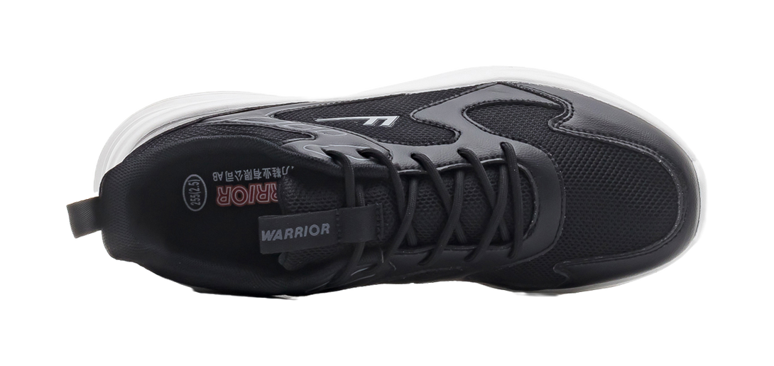 Warrior Shock Absorbing, Non Slip, Wear Resistant, Breathable And Lightweight Low top Casual Shoes Unisex White Gray 