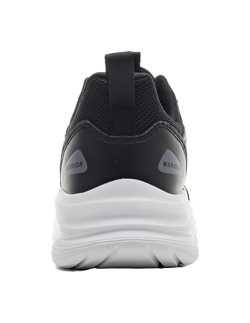 Warrior Shock Absorbing, Non Slip, Wear Resistant, Breathable And Lightweight Low top Casual Shoes Unisex White Gray 
