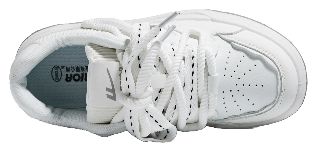 Warrior Skateboard Shoes Unisex White Black 