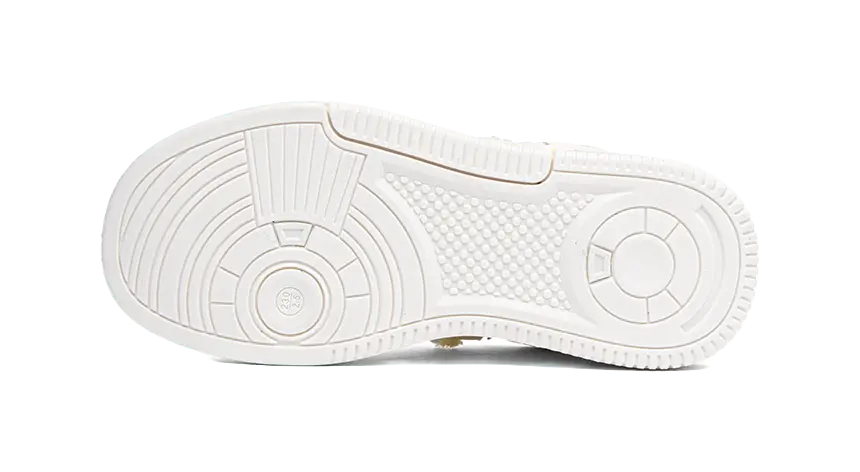 Warrior Slip Resistant Abrasion Resistant Low top Skateboard Shoes Women's Beige Pink 