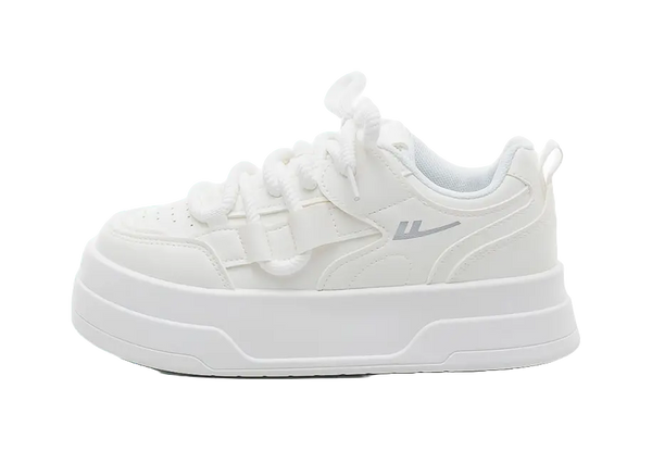 Warrior Slip Resistant Abrasion Resistant Low top Skateboard Shoes Women's White 