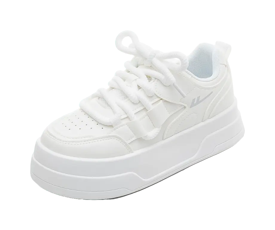 Warrior Slip Resistant Abrasion Resistant Low top Skateboard Shoes Women's White 