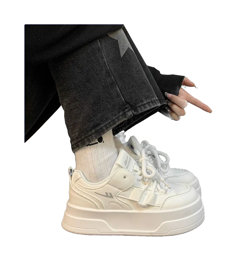 Warrior Slip Resistant Abrasion Resistant Low top Skateboard Shoes Women's White 