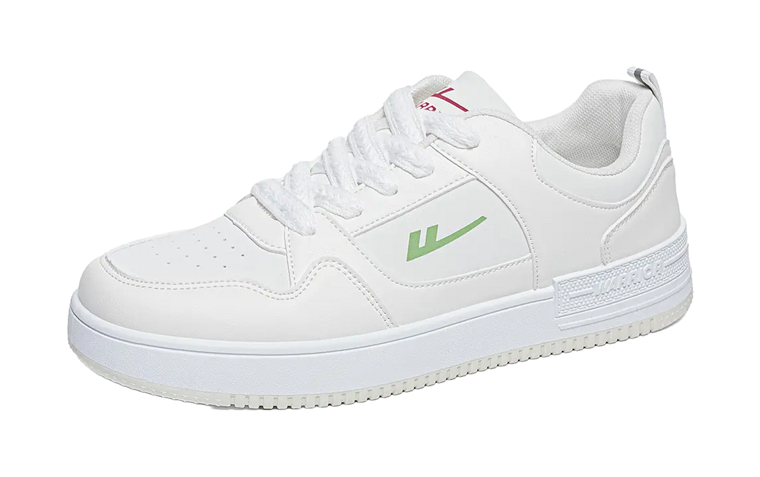 Warrior Slip Resistant Cushioning Abrasion Resistant Lightweight Breathable Low top Skateboard Shoes Unisex Ecru 