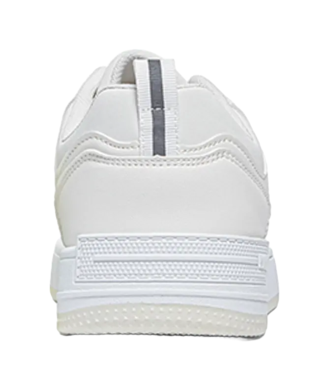 Warrior Slip Resistant Cushioning Abrasion Resistant Lightweight Breathable Low top Skateboard Shoes Unisex Ecru 