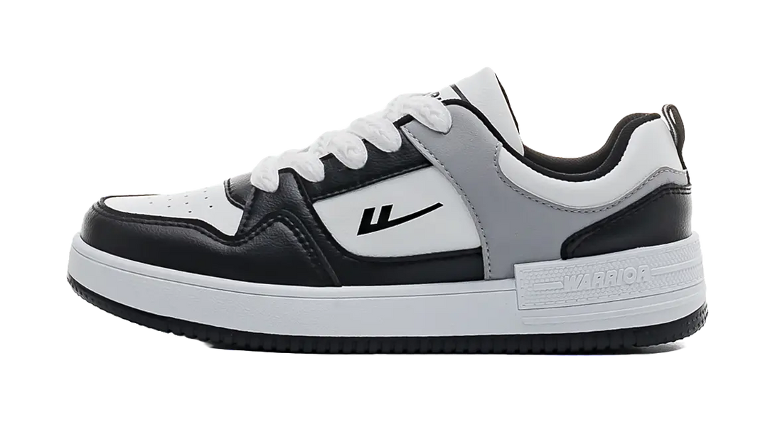 Warrior Slip Resistant Cushioning Abrasion Resistant Lightweight Breathable Low top Skateboard Shoes Unisex Ecru 