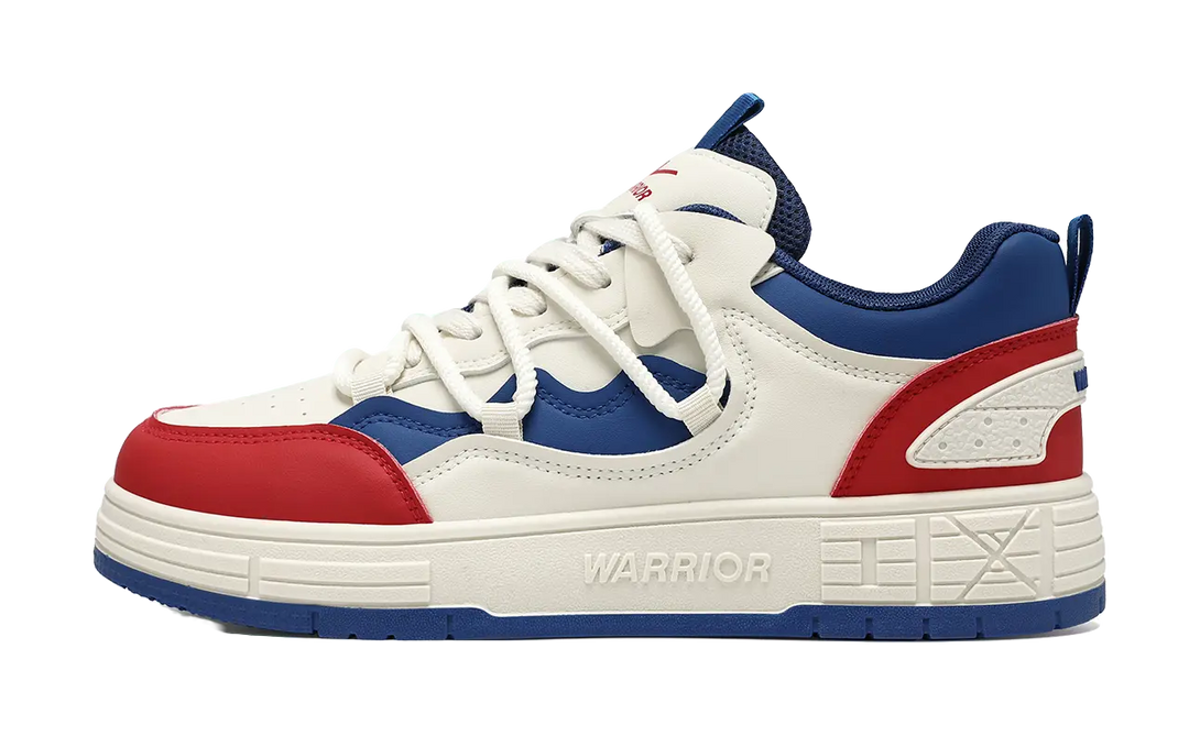 Warrior Slip Resistant Cushioning Low Top Skateboard Shoes Men's 