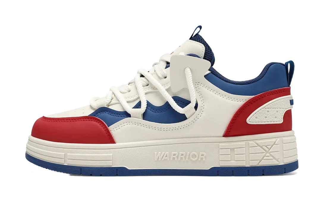 Warrior Slip Resistant Cushioning Low Top Skateboard Shoes Men's 