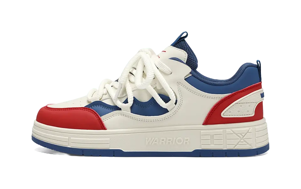 Warrior Slip Resistant Cushioning Low Top Skateboard Shoes Men's 