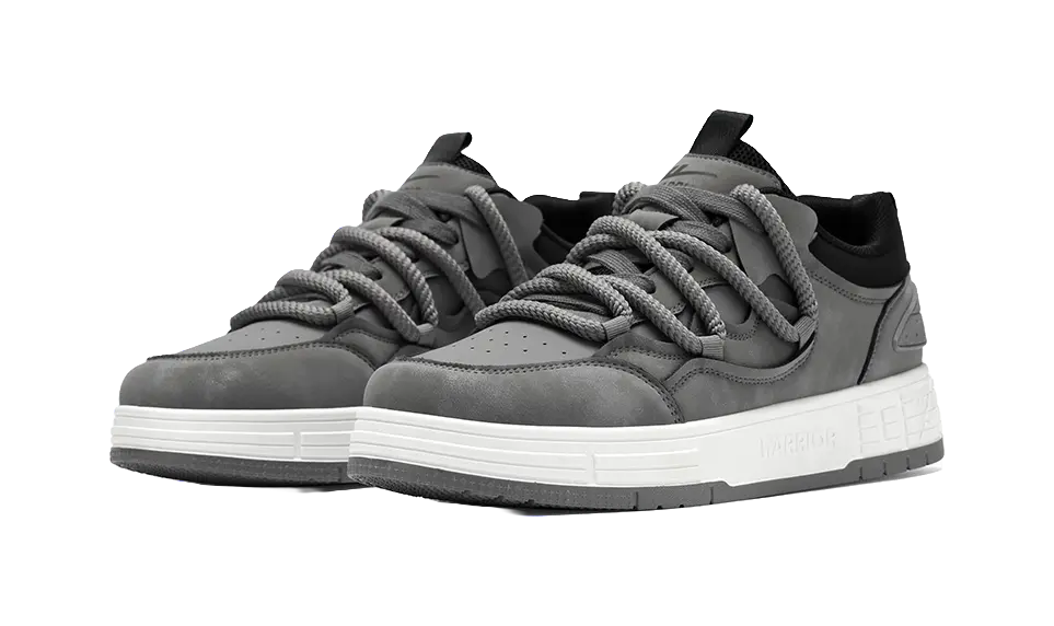 Warrior Slip Resistant Cushioning Low Top Skateboard Shoes Men's 