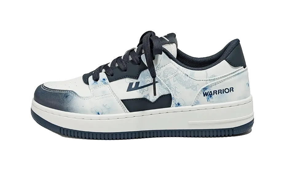 Warrior Slip Resistant Low Top Skateboard Shoes Unisex 