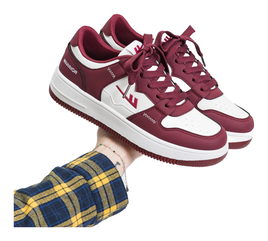 Warrior Slip Resistant Low Top Skateboard Shoes Unisex 