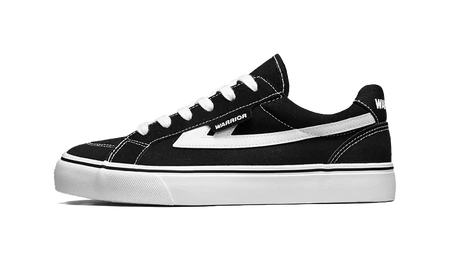 Warrior Slip Resistant, Abrasion Resistant, Lightweight Low top Canvas Shoes Unisex Black White  VJSNEAKER