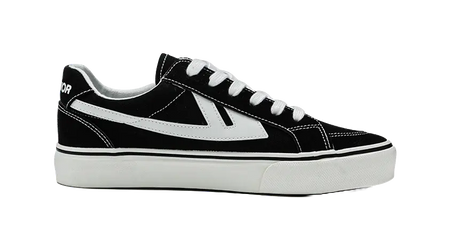 Warrior Slip Resistant, Abrasion Resistant, Lightweight Low top Canvas Shoes Unisex Black White  VJSNEAKER